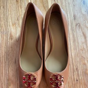 Tory Burch Claire 50MM Pump in Calf Leather